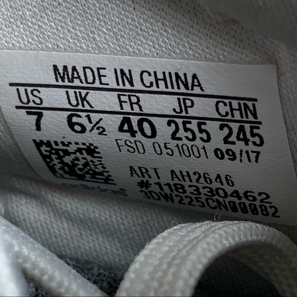 Adidas Alphabounce EM AH2646 White Athletic Shoes - Picture 8 of 11